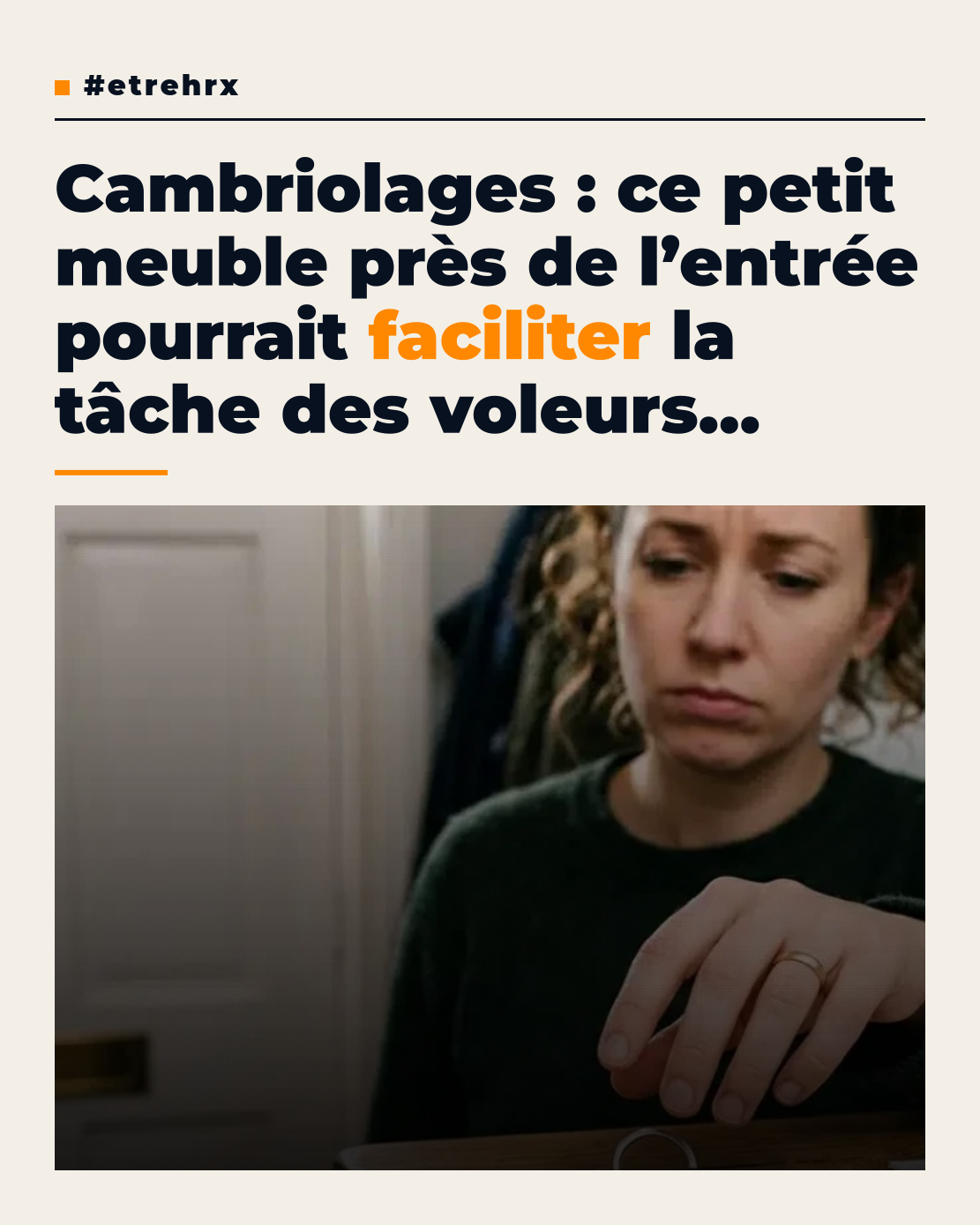 Ce petit meuble d’entrée que les gendarmes déconseillent depuis des années offre