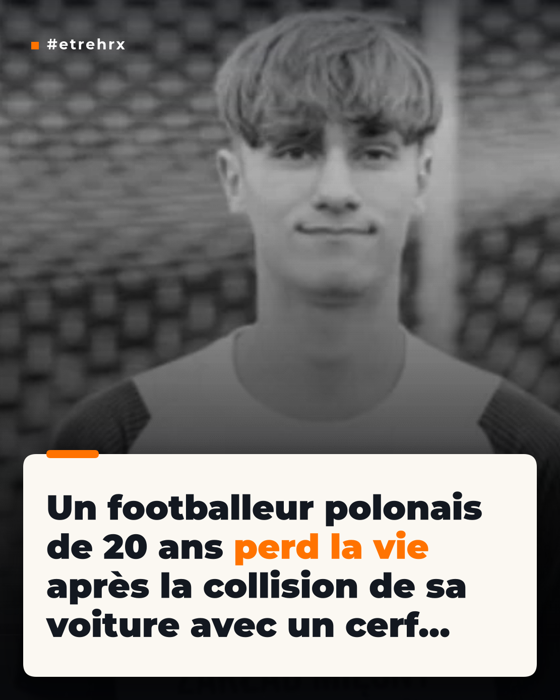 Un cerf traverse son pare-brise: un footballeur polonais meurt Ă seulement 20