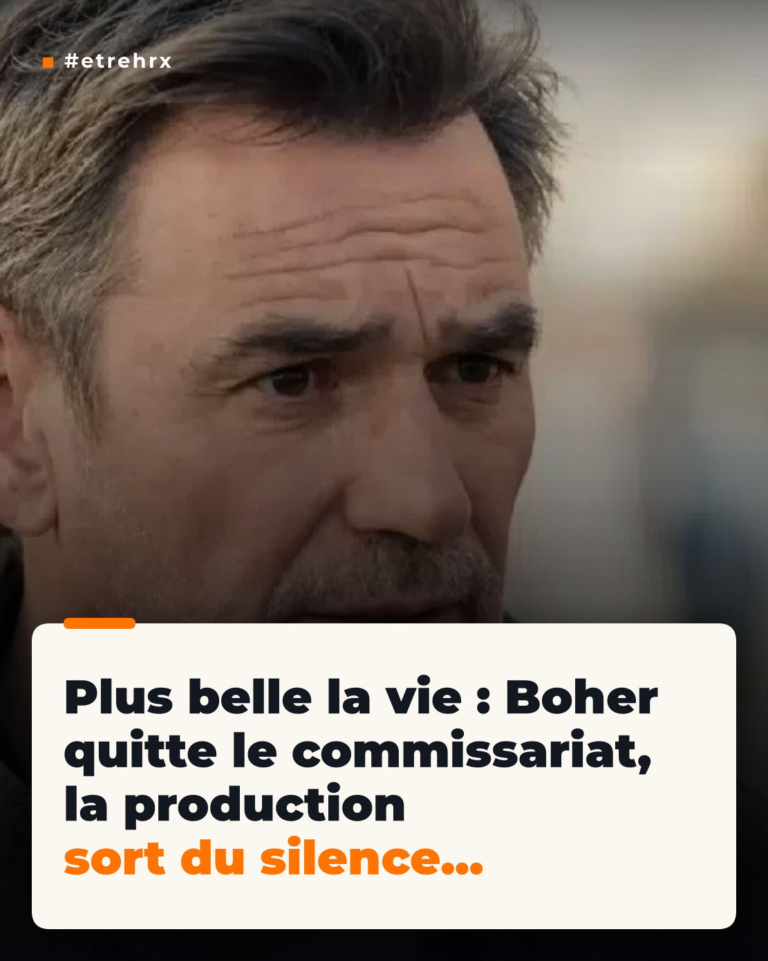 Plus belle la vie: Boher restera au Mistral, la production fait taire