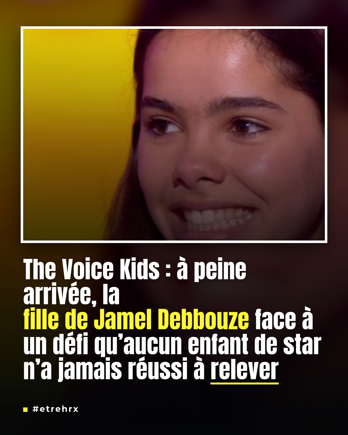 The Voice Kids : à peine arrivée, la fille de Jamel Debbouze