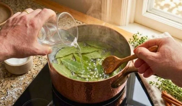 feuilles de laurier avec un demi verre de vinaigre (4)