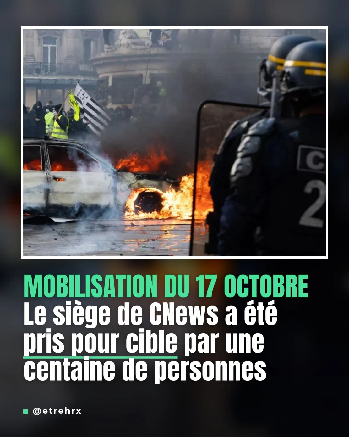Une centaine de personnes cagoulées signalées : ce que l’on sait de leur présence.