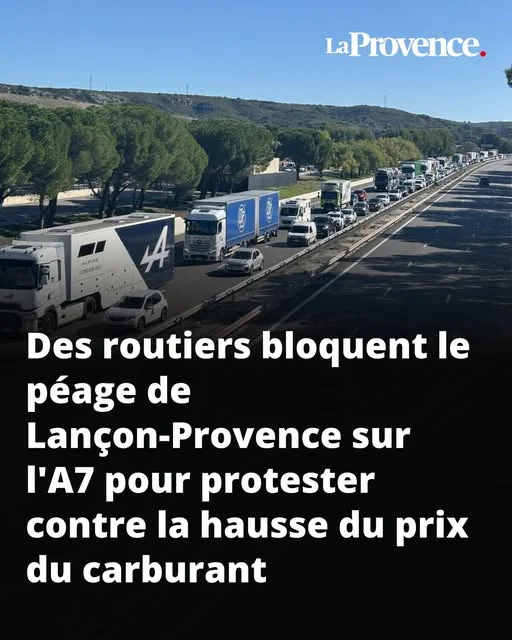 Ils se sont mobilisés, notamment, pour dénoncer la hausse du prix du gazole 👉 https://l.laprovence.com/fLgX