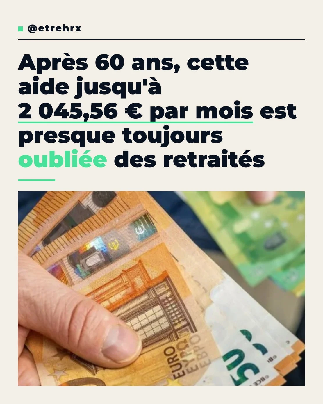 Une aide méconnue pour nos aînés : une somme à ne pas ignorer..