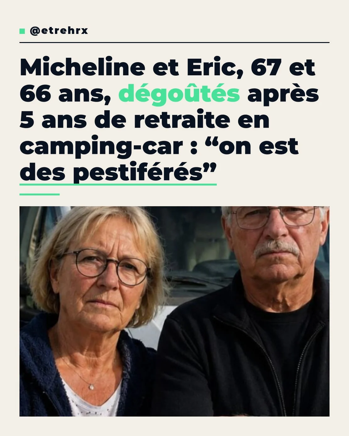 Après cinq années à parcourir les routes, ce couple de retraités a décidé de changer complètement de mode de vie… 🚐