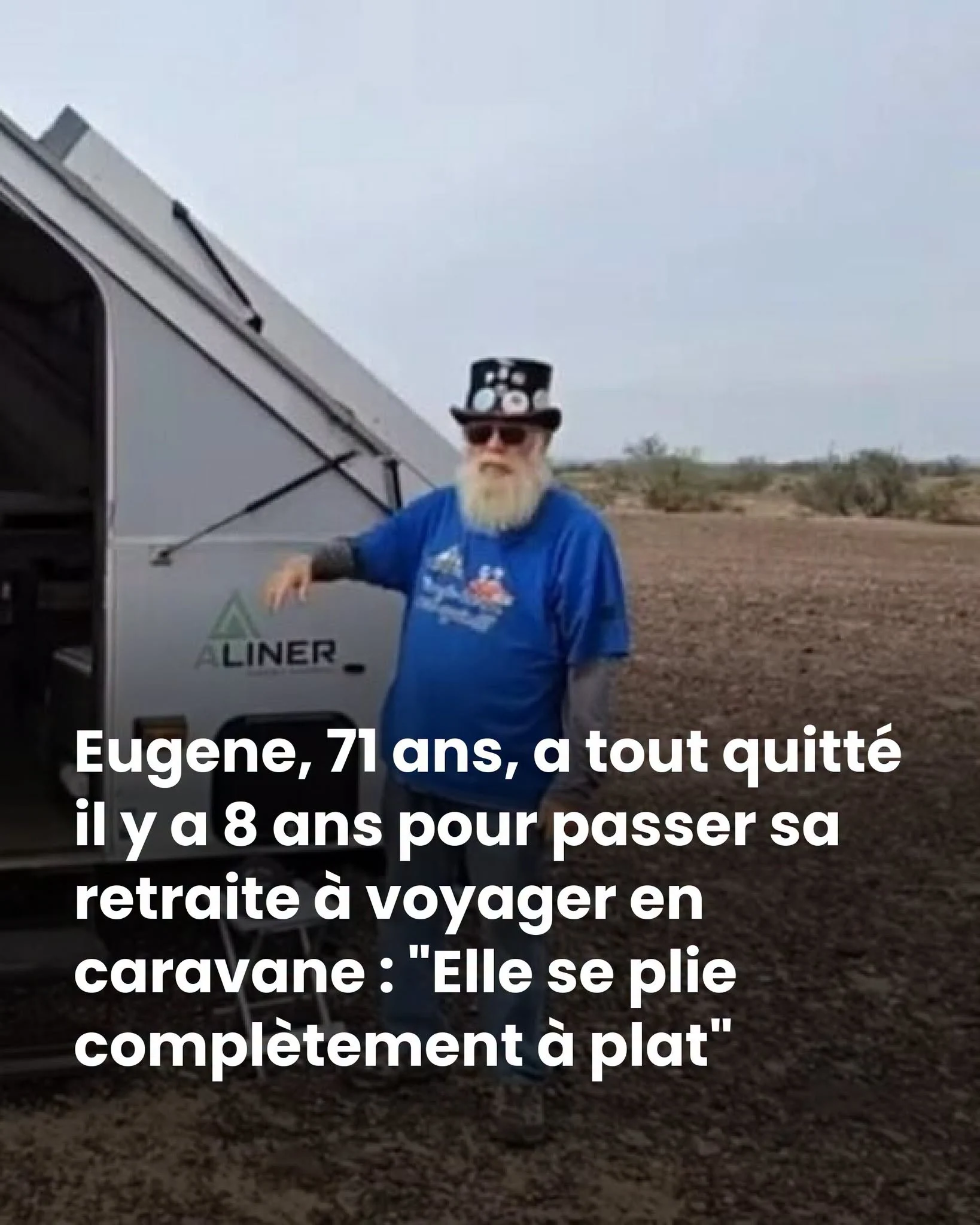 À 71 ans, il a tout lâché pour l'aventure sur les routes. Un choix audacieux !