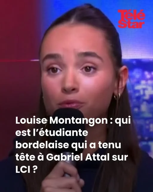 Louise Montangon, électrisante défenseure étudiante, a surpris tous sur LCI. 🎤✨