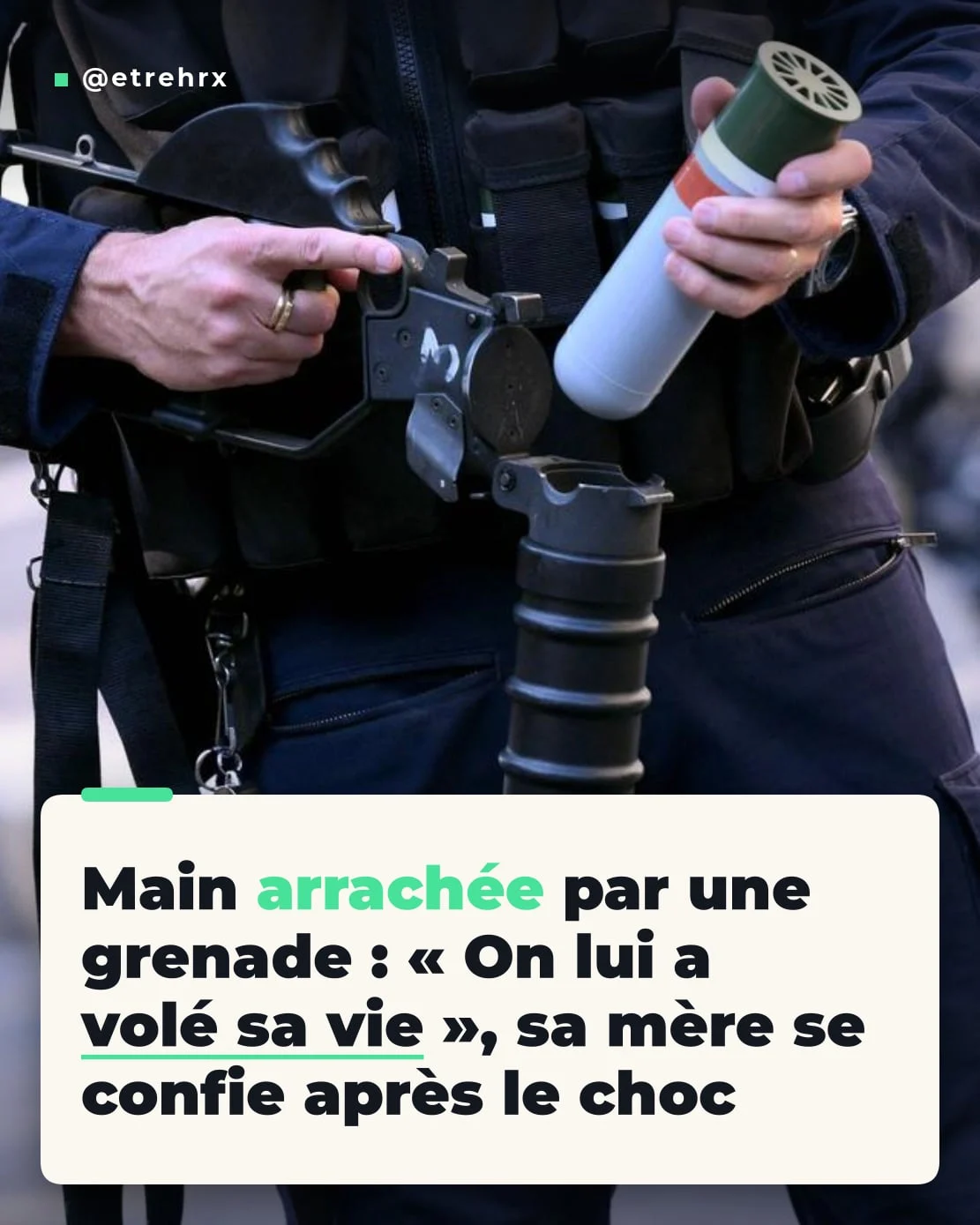 🔴Main d’un lycéen arraché par une grenade à Lens : « On lui a volé sa vie », sa mère se confie après le ch...