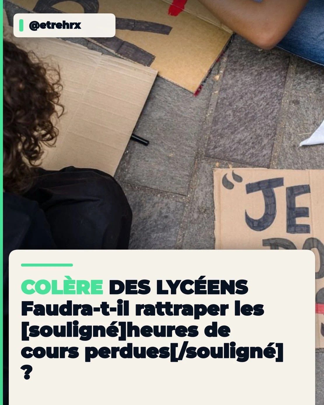 🏫 « Nous craignons que certains élèves décrochent » : une inquiétude grandissante concernant l’ambiance dans les classes !