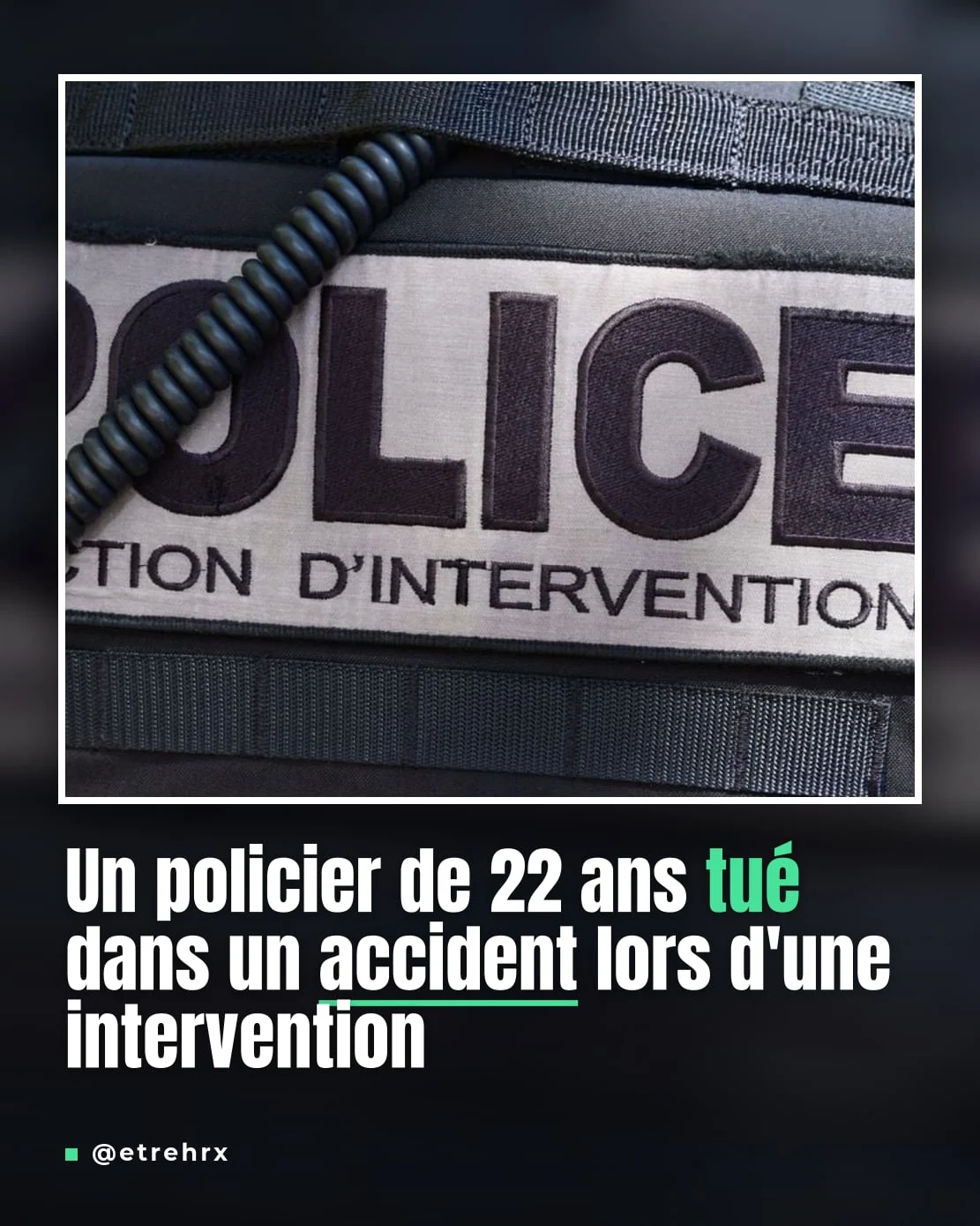 Nantes : un policier de 22 ans a perdu la vie lors d’une intervention sur le périphérique.