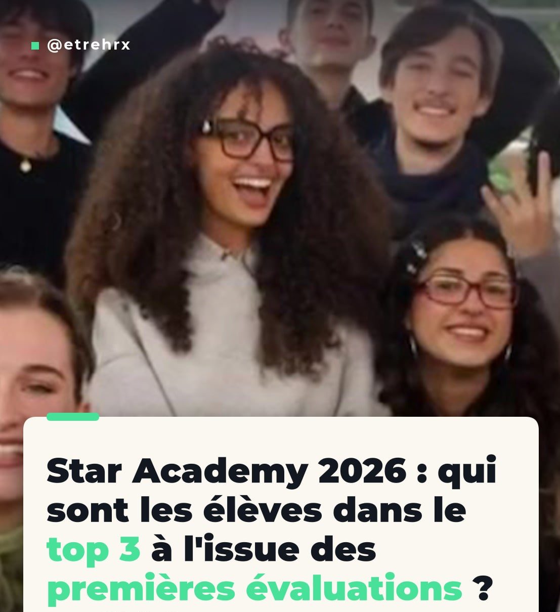 Star Academy 2026: Morgan, Amel et Cameron en tête des évaluations cover 2